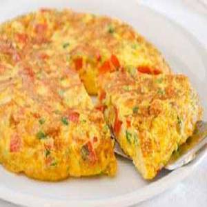 Frittata med paprika