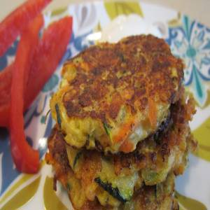 Frittata met courgette en champignons