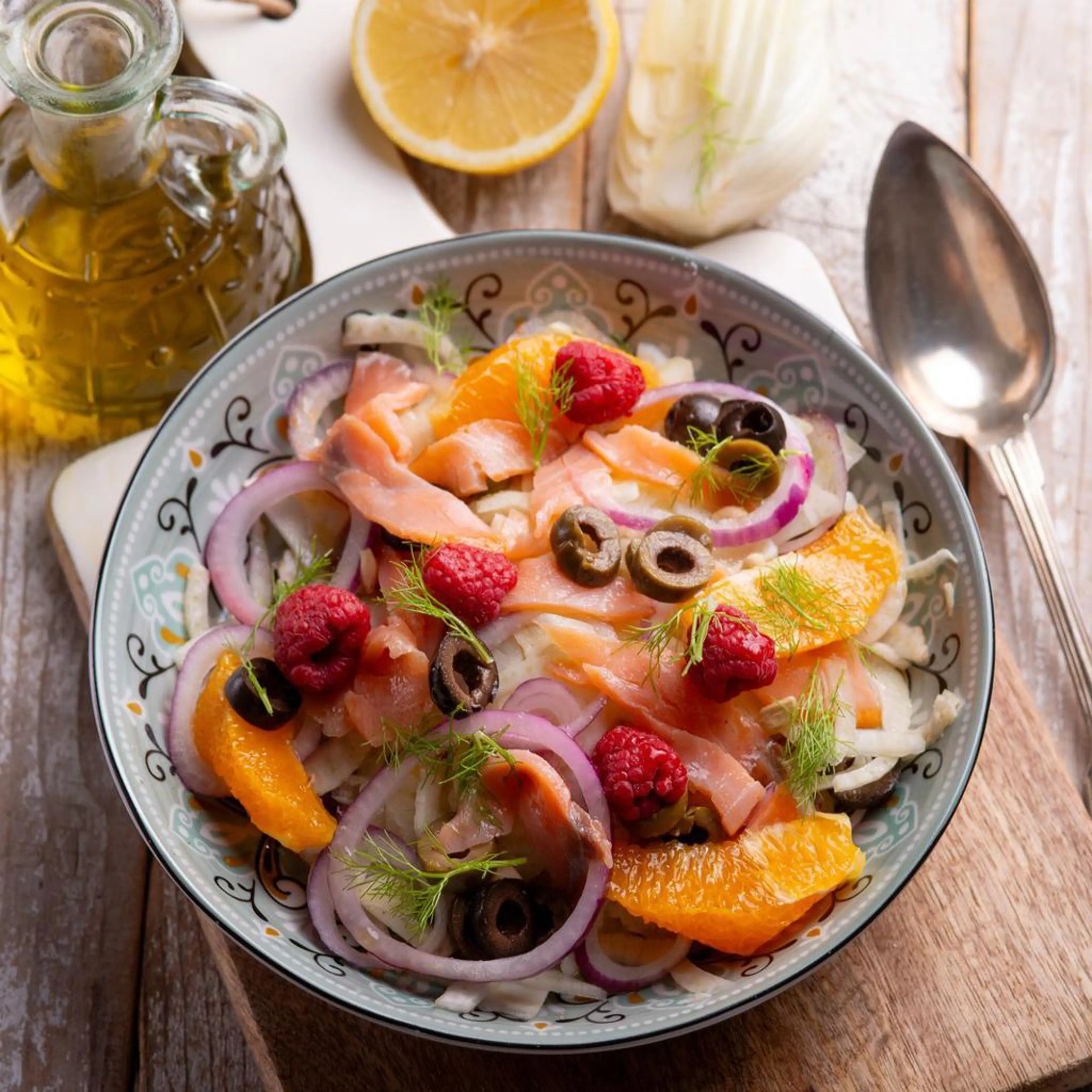 Salmon appetizer