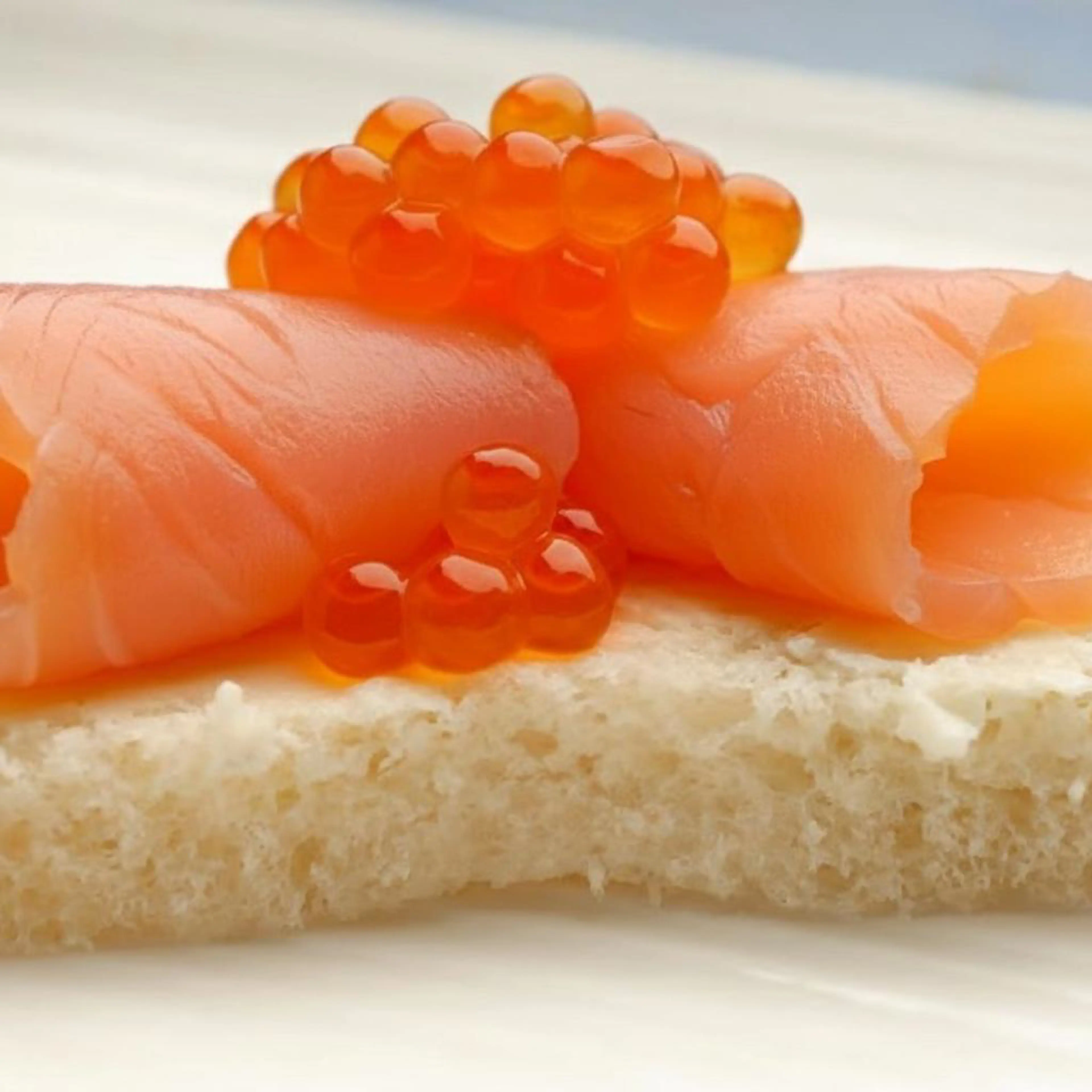 Steur en zalm voorgerecht