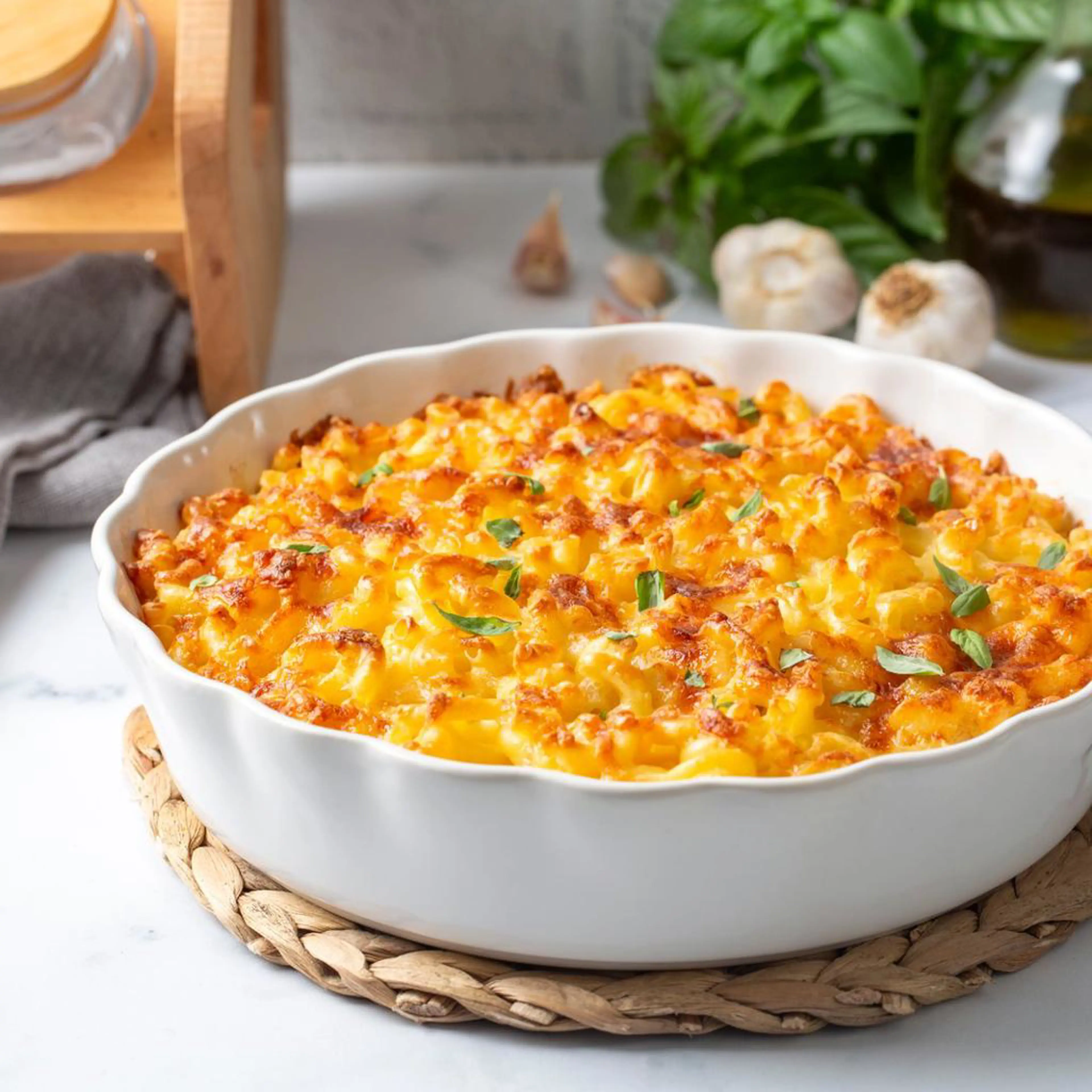 Fusilli com queijos