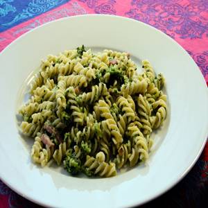 Fusilli con brócoli