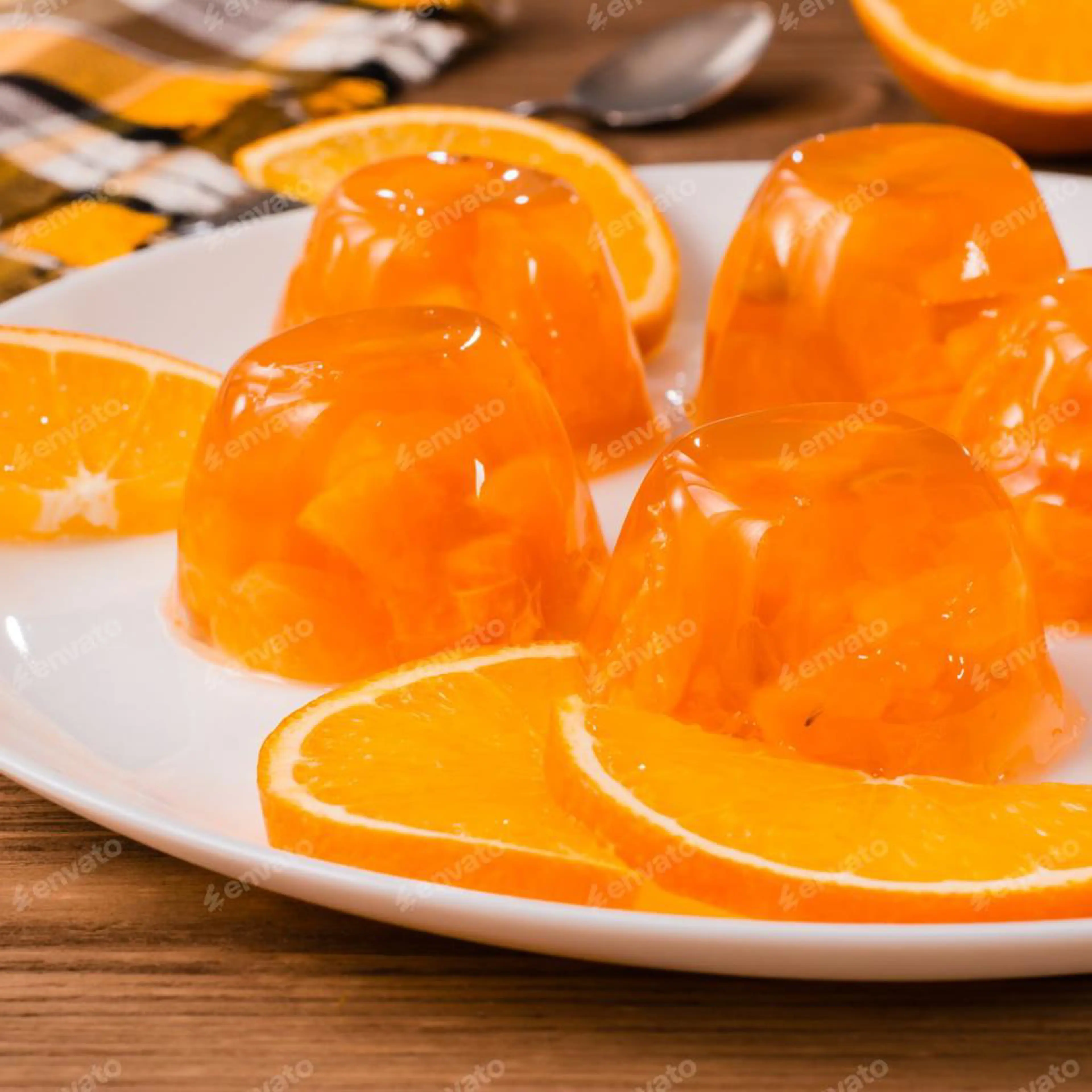 Gelatina de naranjas