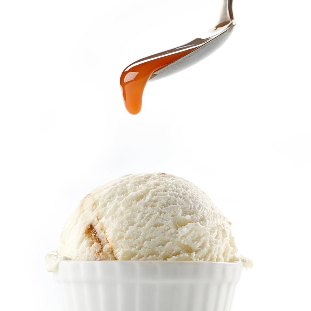 Eis mit Honigcreme