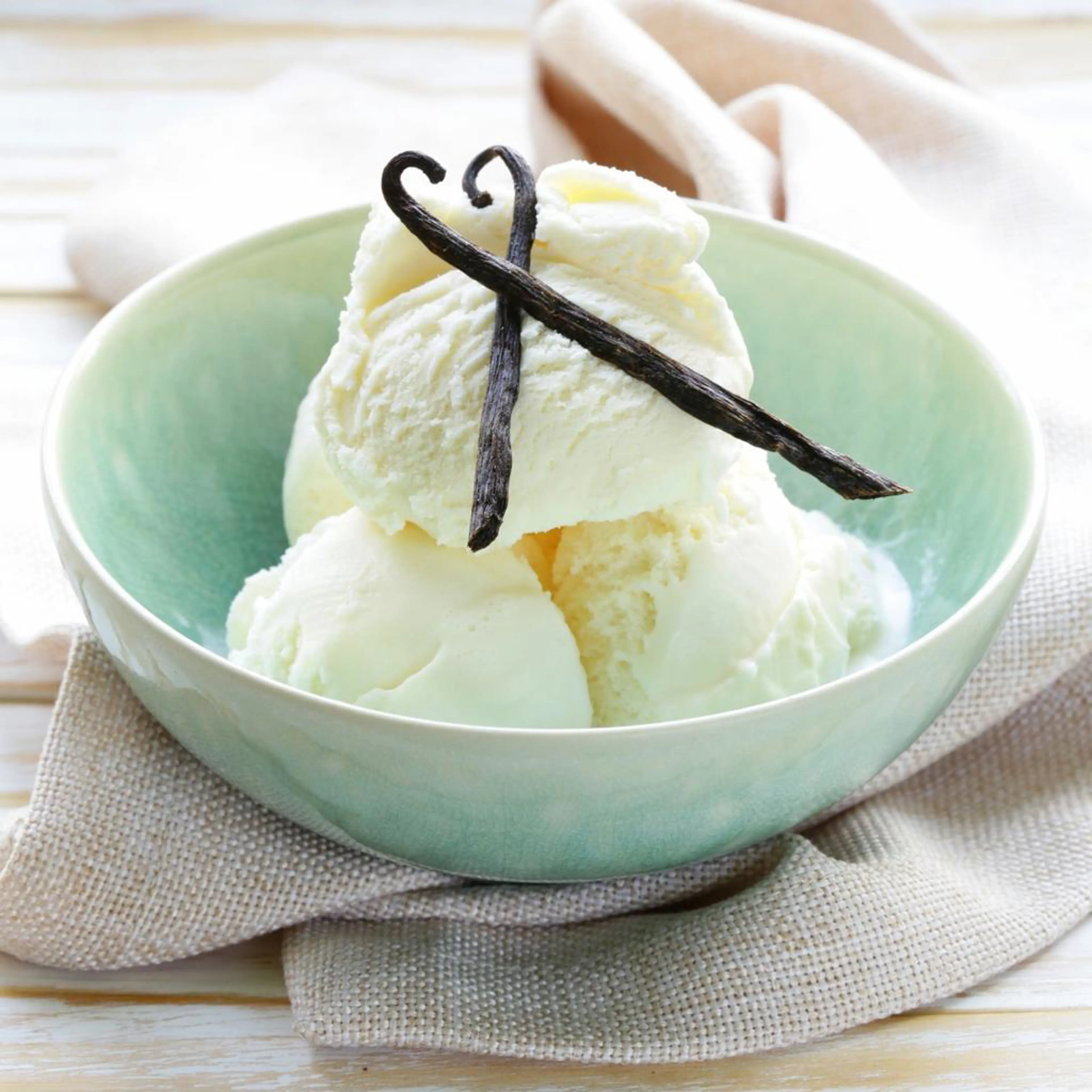 Glace à la crème vanillée