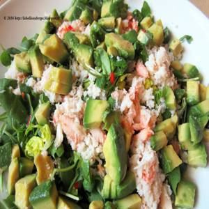 Crab with Avocado