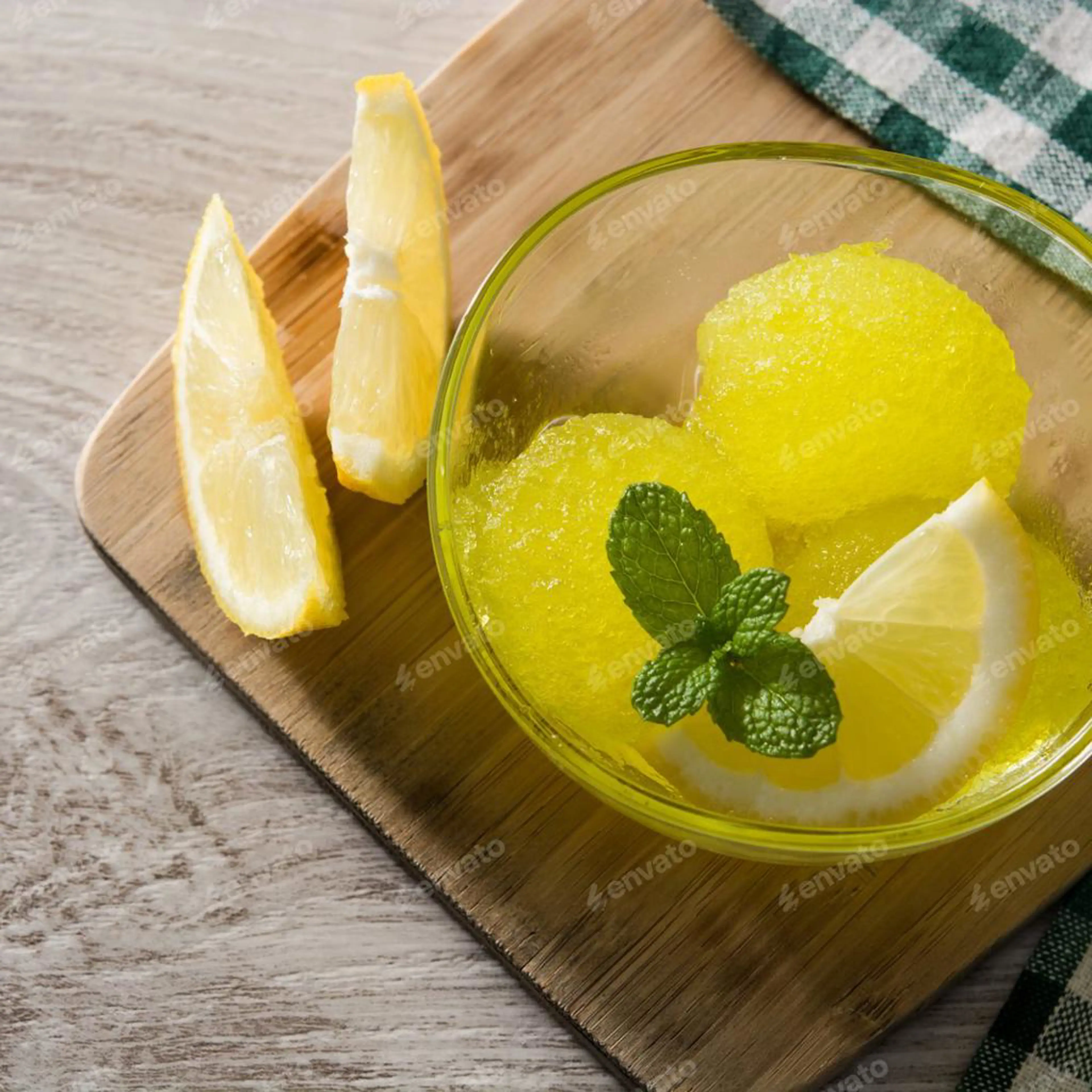 Granité au citron