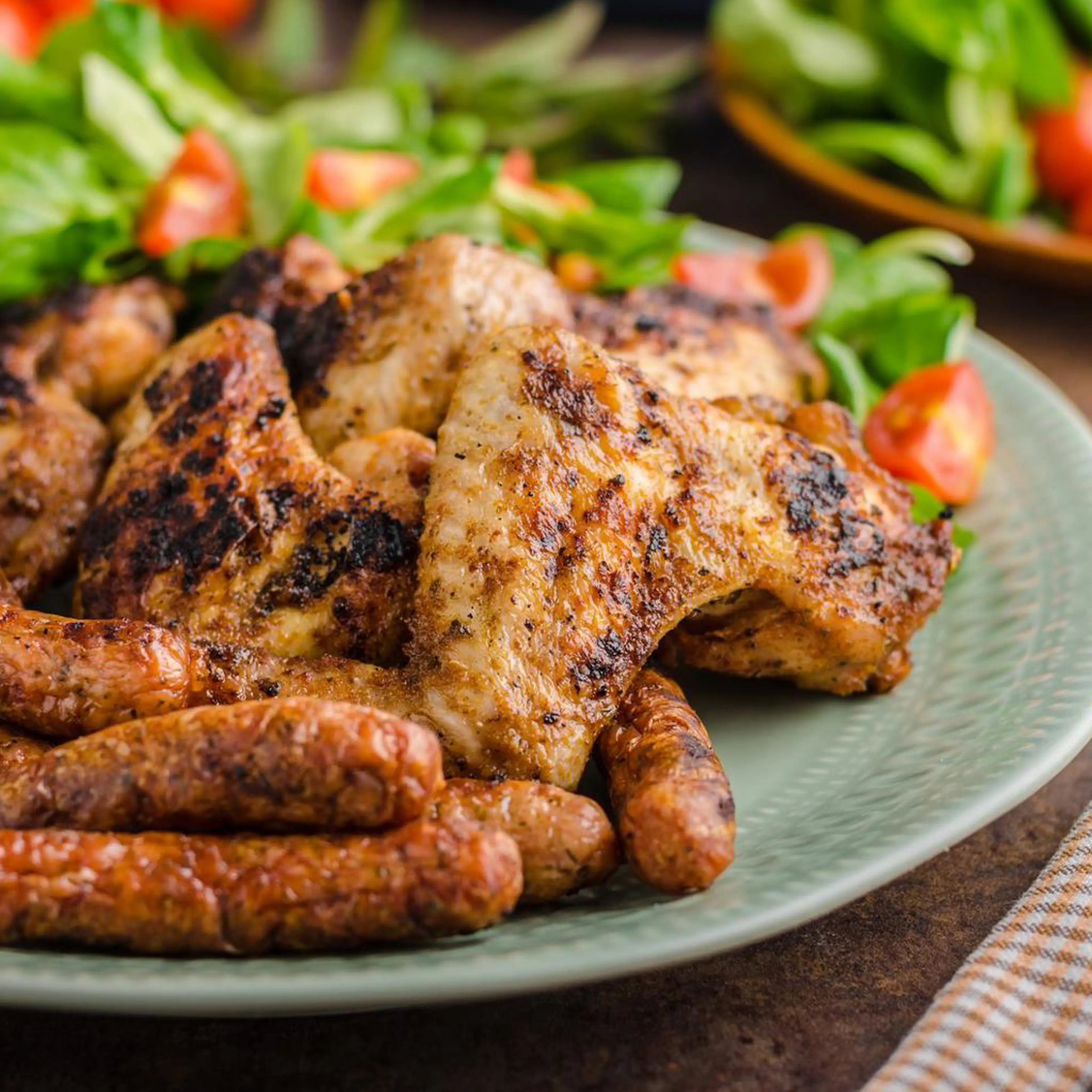 Мясное ассорти на гриле