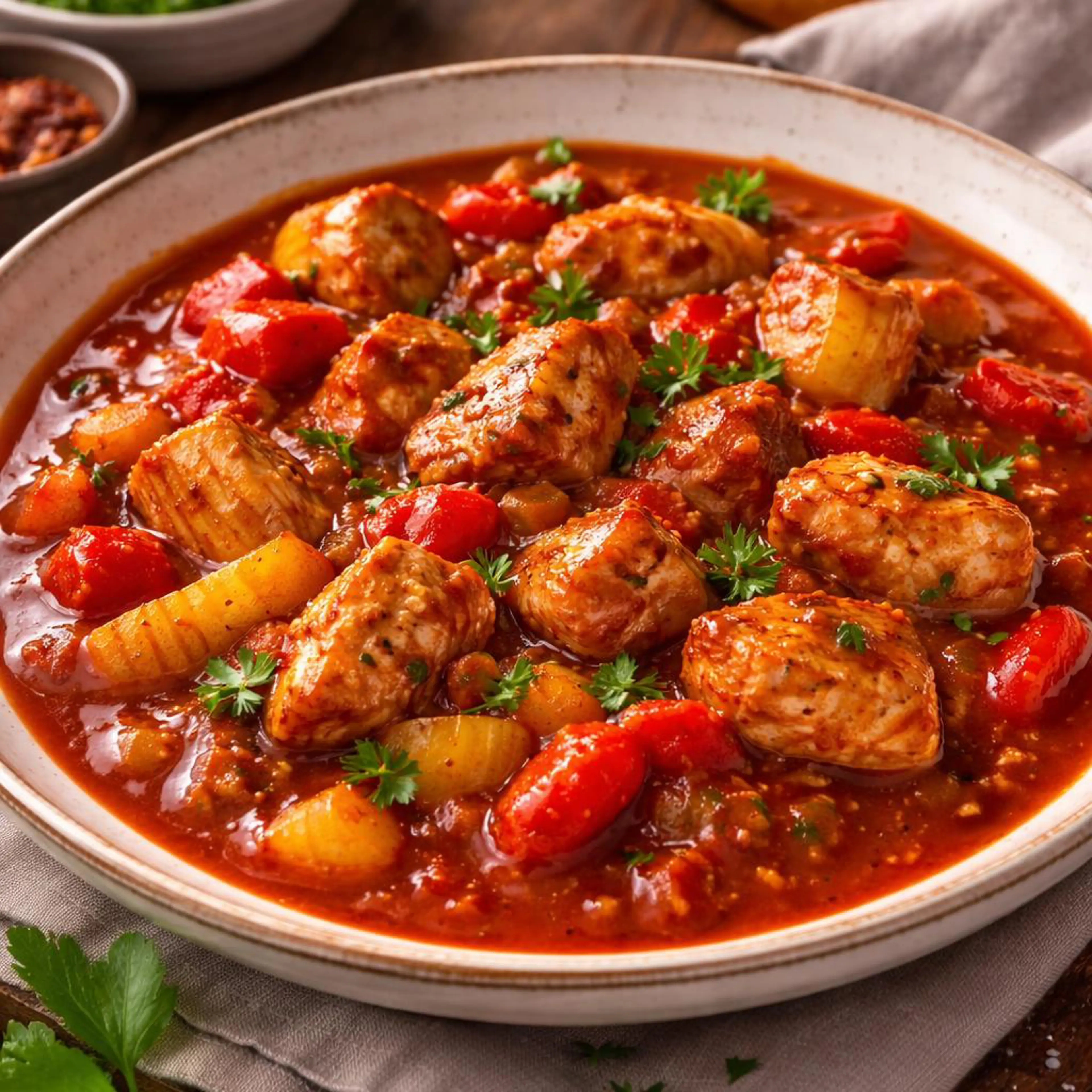 Hühnergulasch