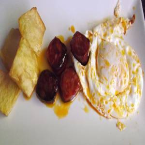 Huevos Revueltos Con Chorizo