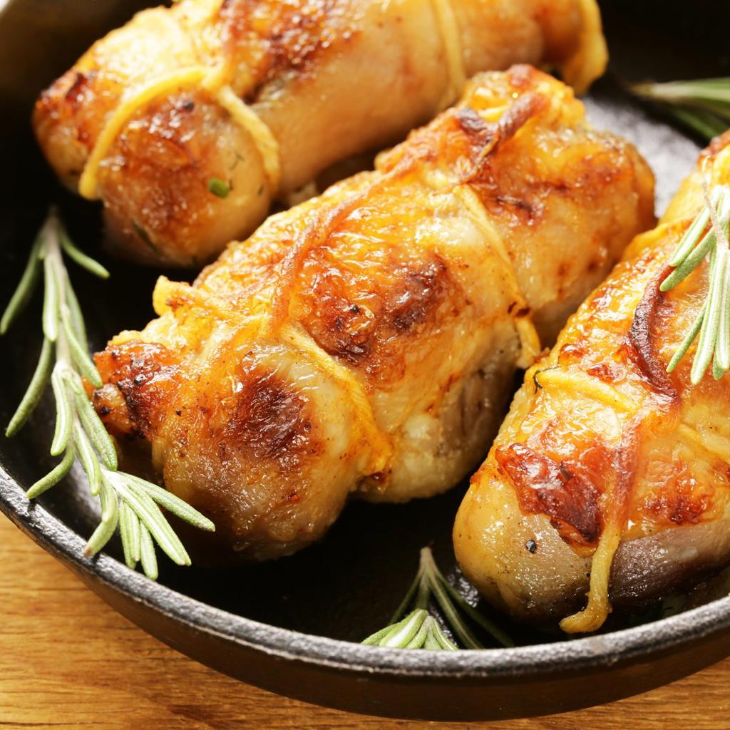 Куриные рулетики с пивом