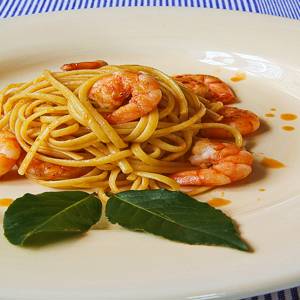 Linguine ai gamberoni