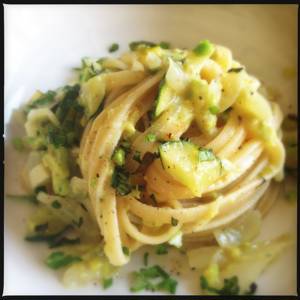 Sebzeli Linguine