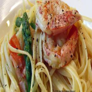 Linguine with Scampi and Shrimp