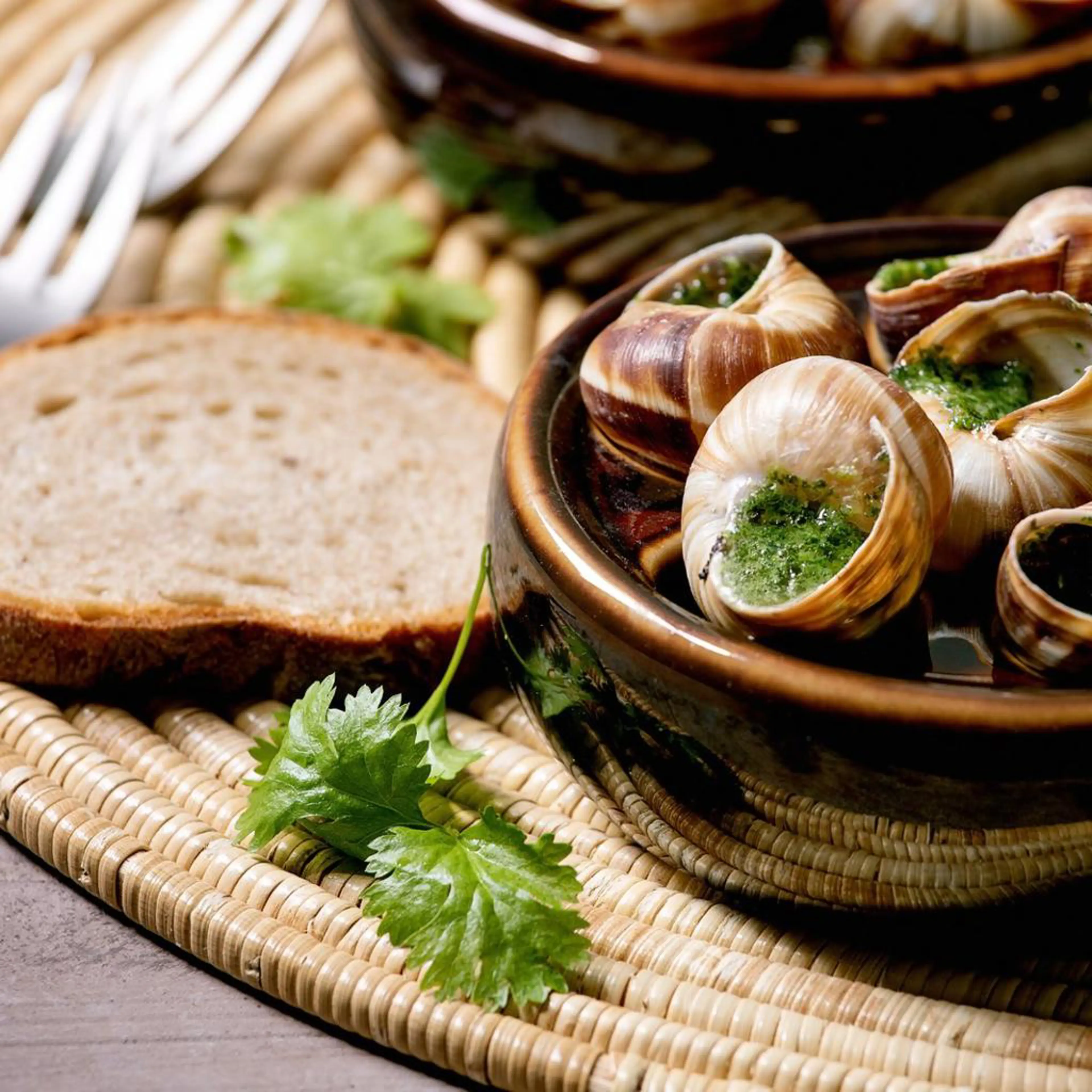 Escargots au vin blanc