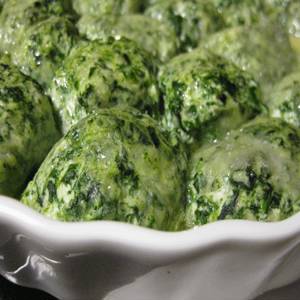 Malfatti med spenat