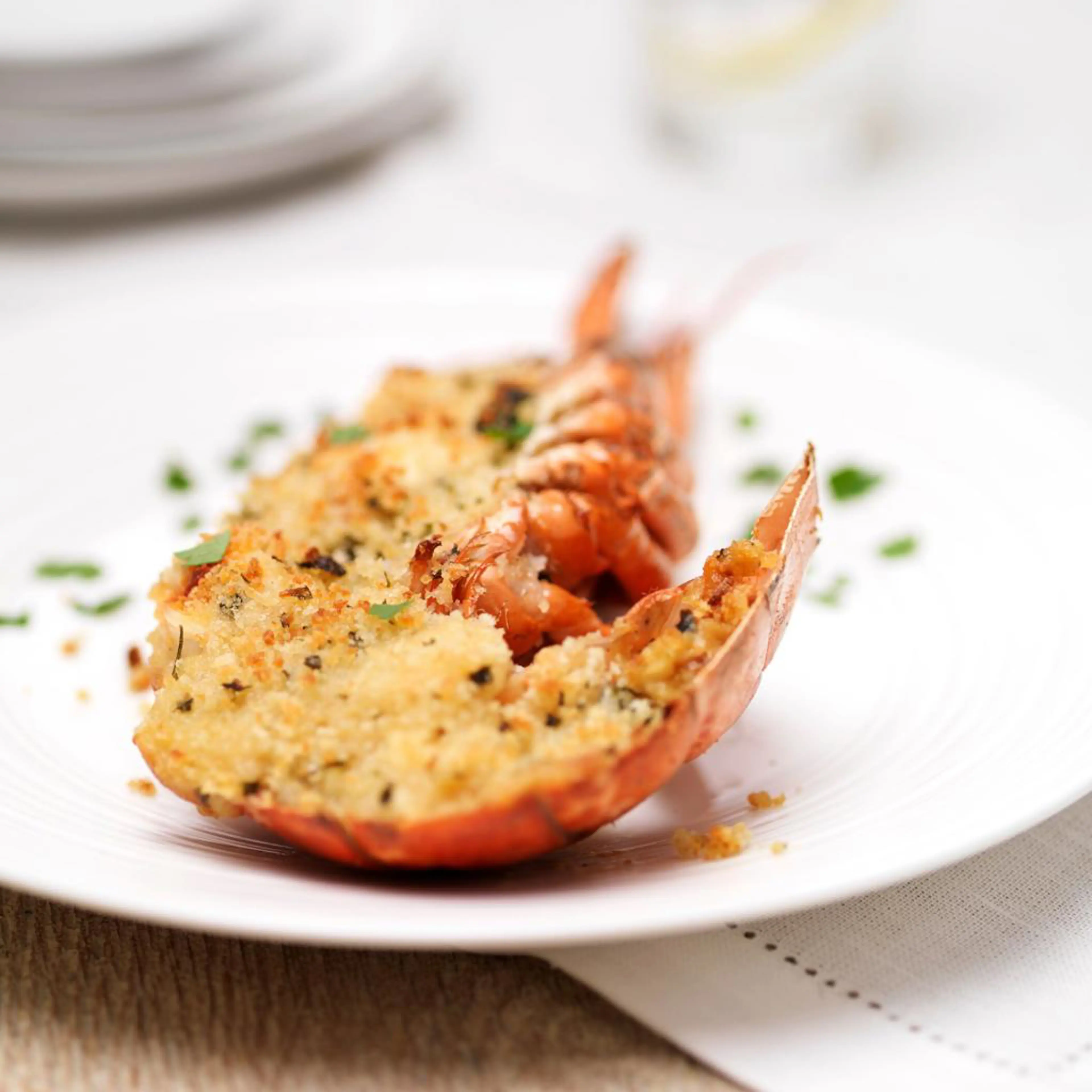 Astice gratinato al forno