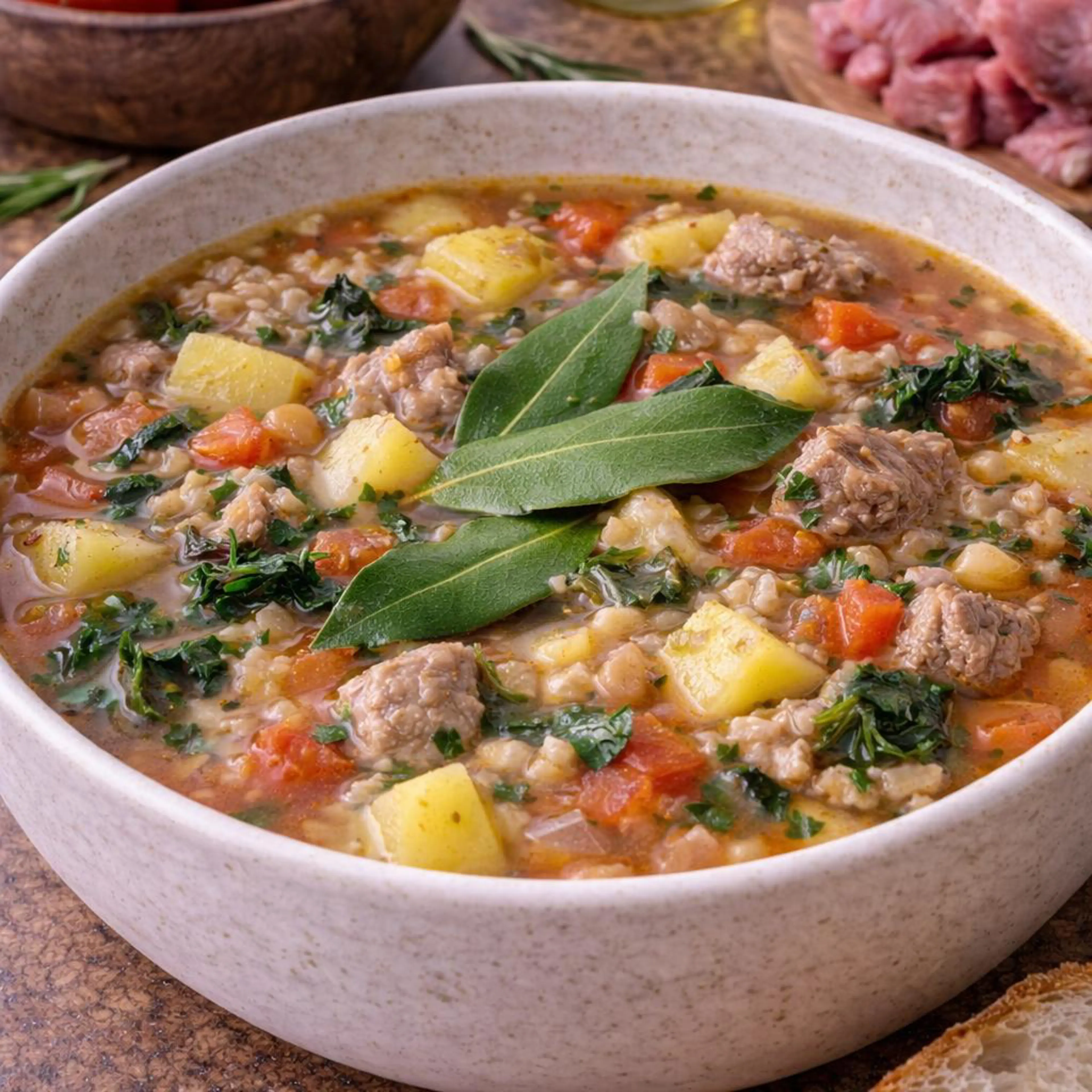 Emmersoppa från Abruzzo
