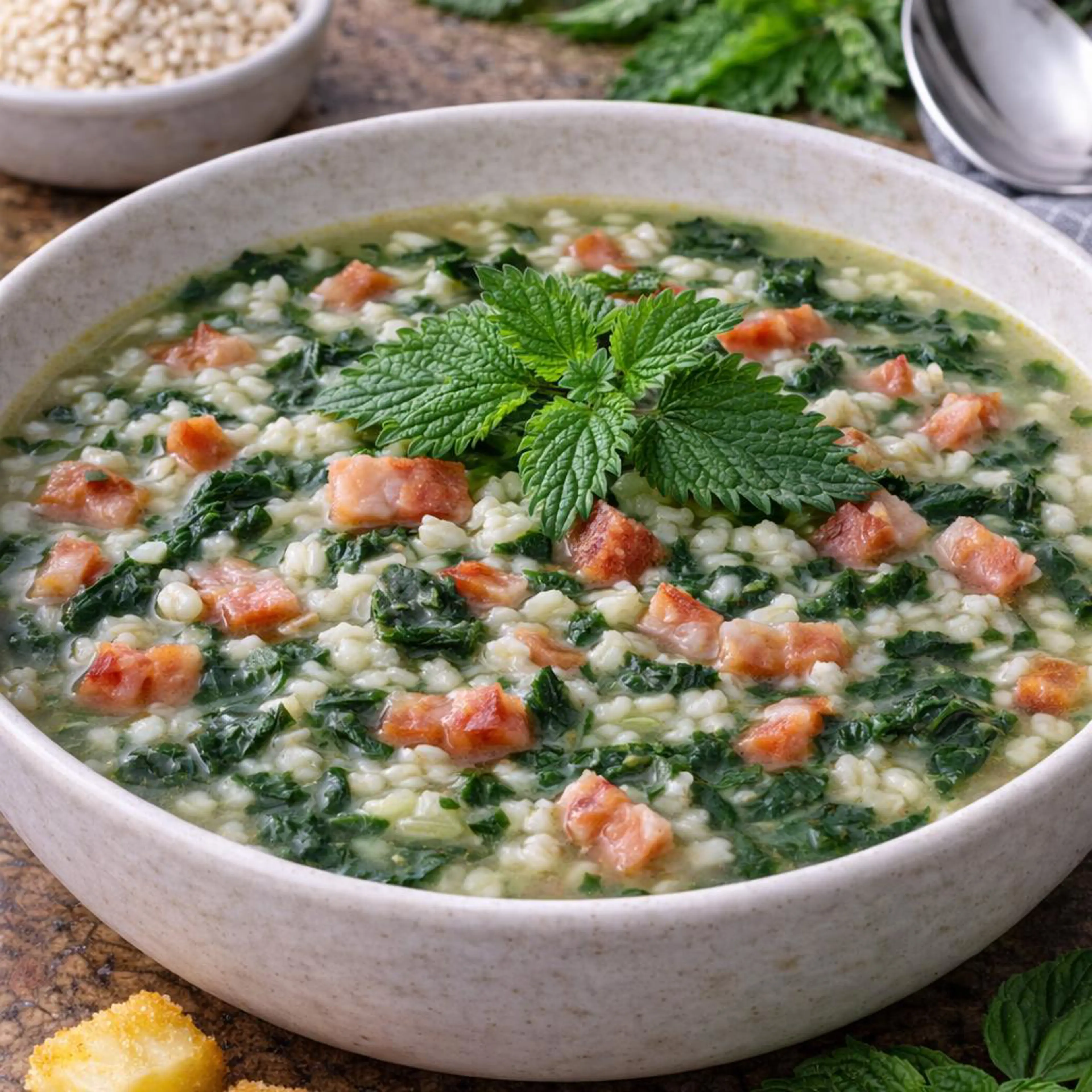 Brennnesselsuppe