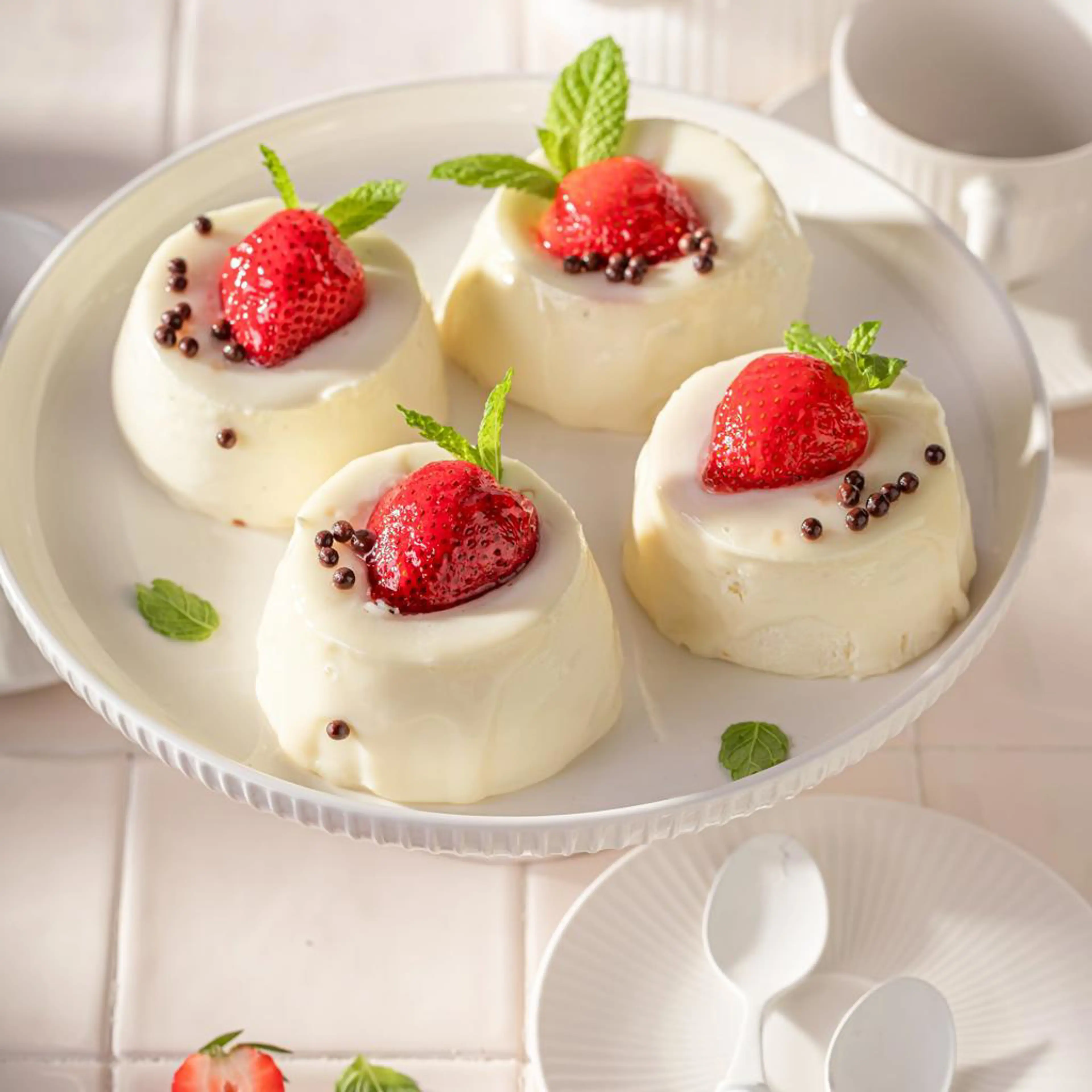 Weiße Schokoladenmousse