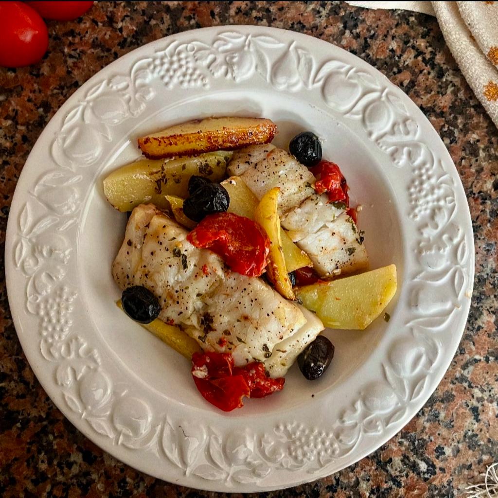 Baccalà al forno con patate