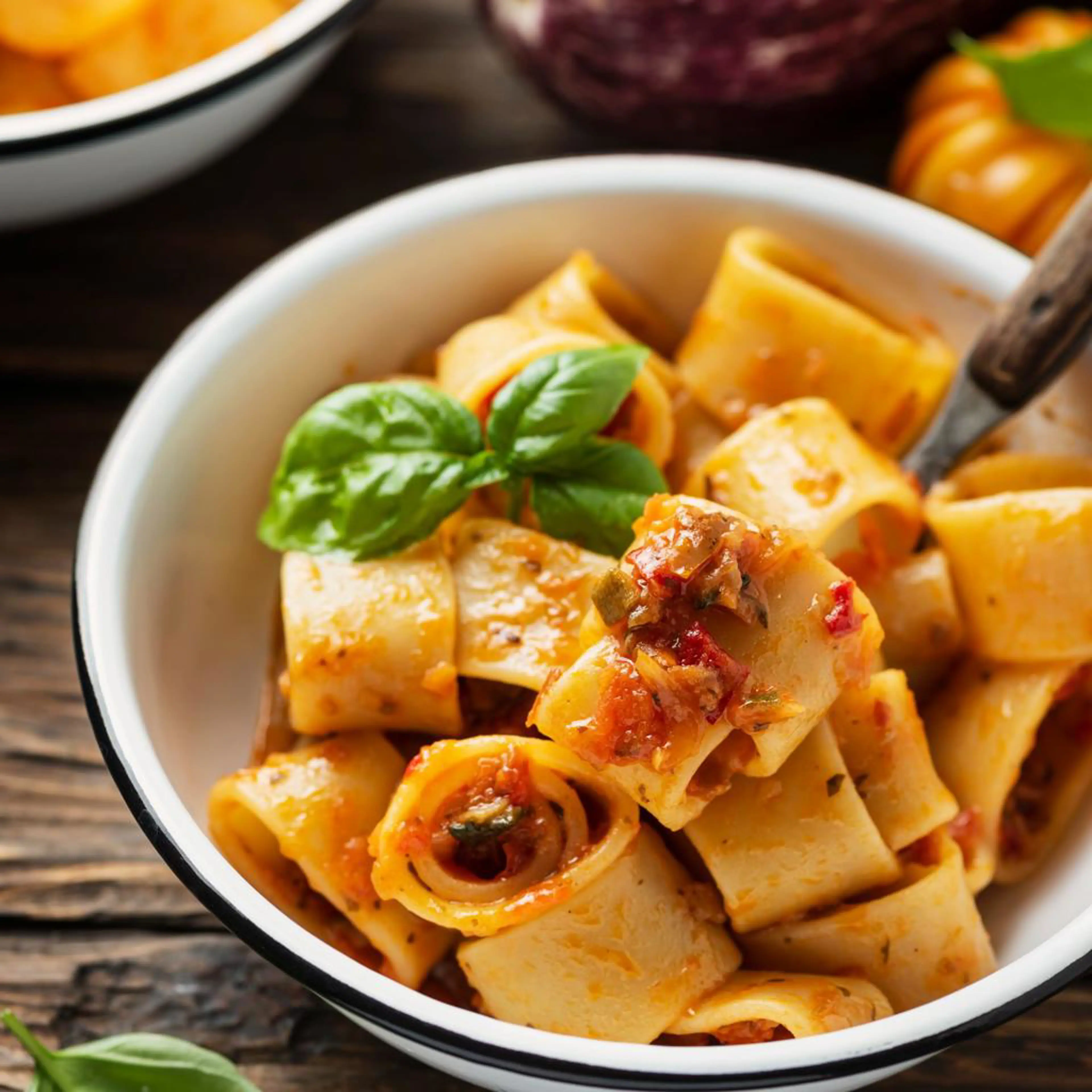 Paccheri met groenten
