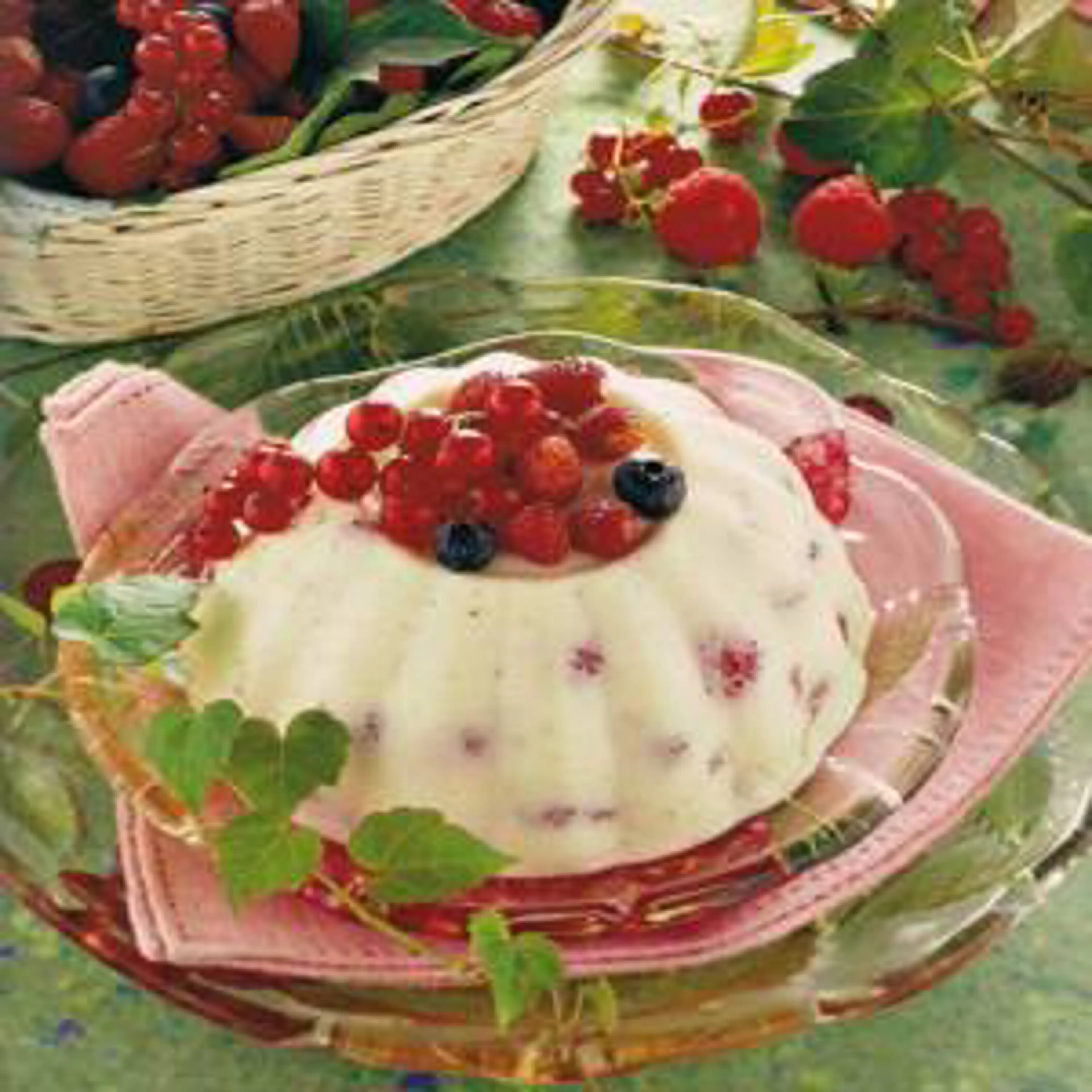 Panna Cotta Aux Fruits Des Bois