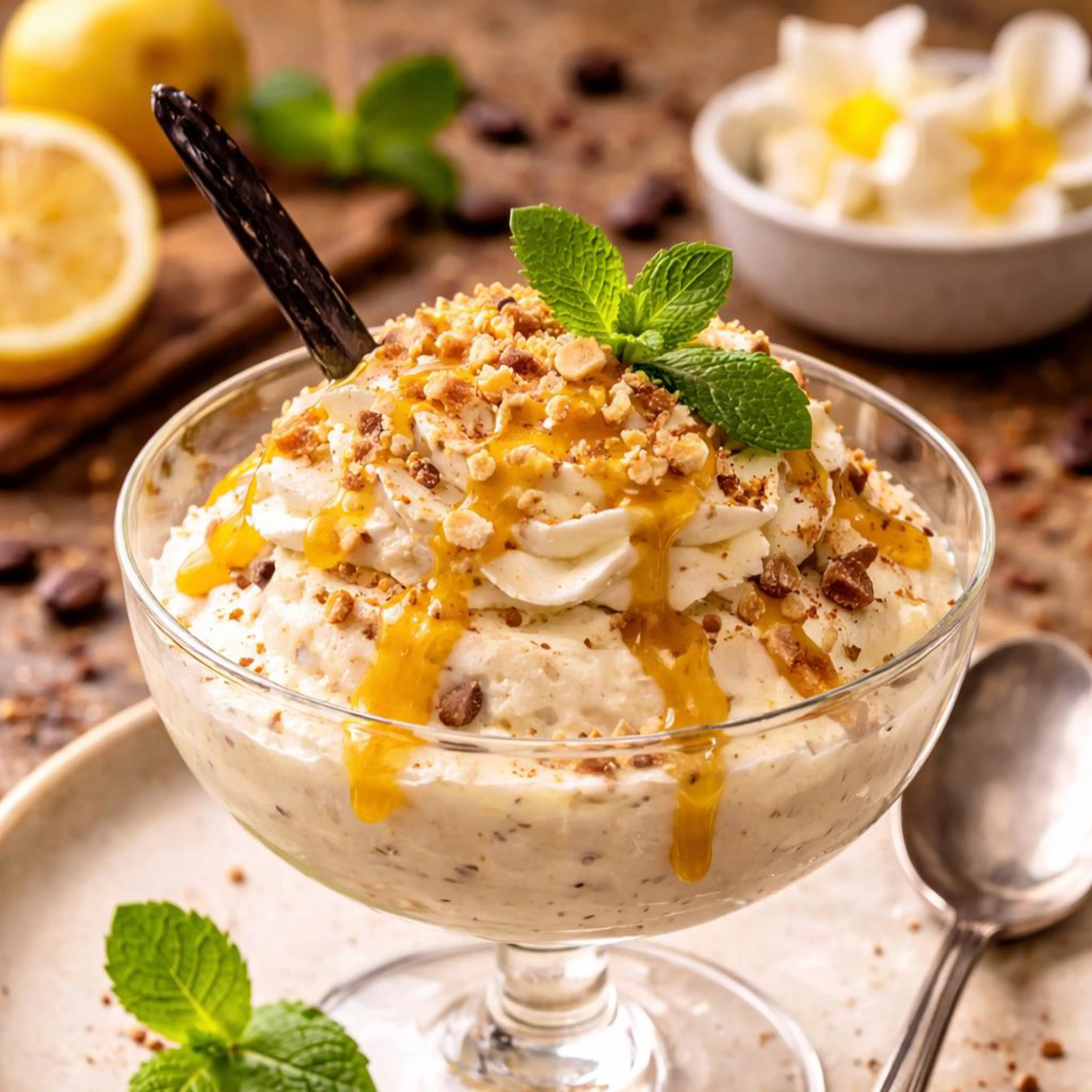 Vanilyalı parfait