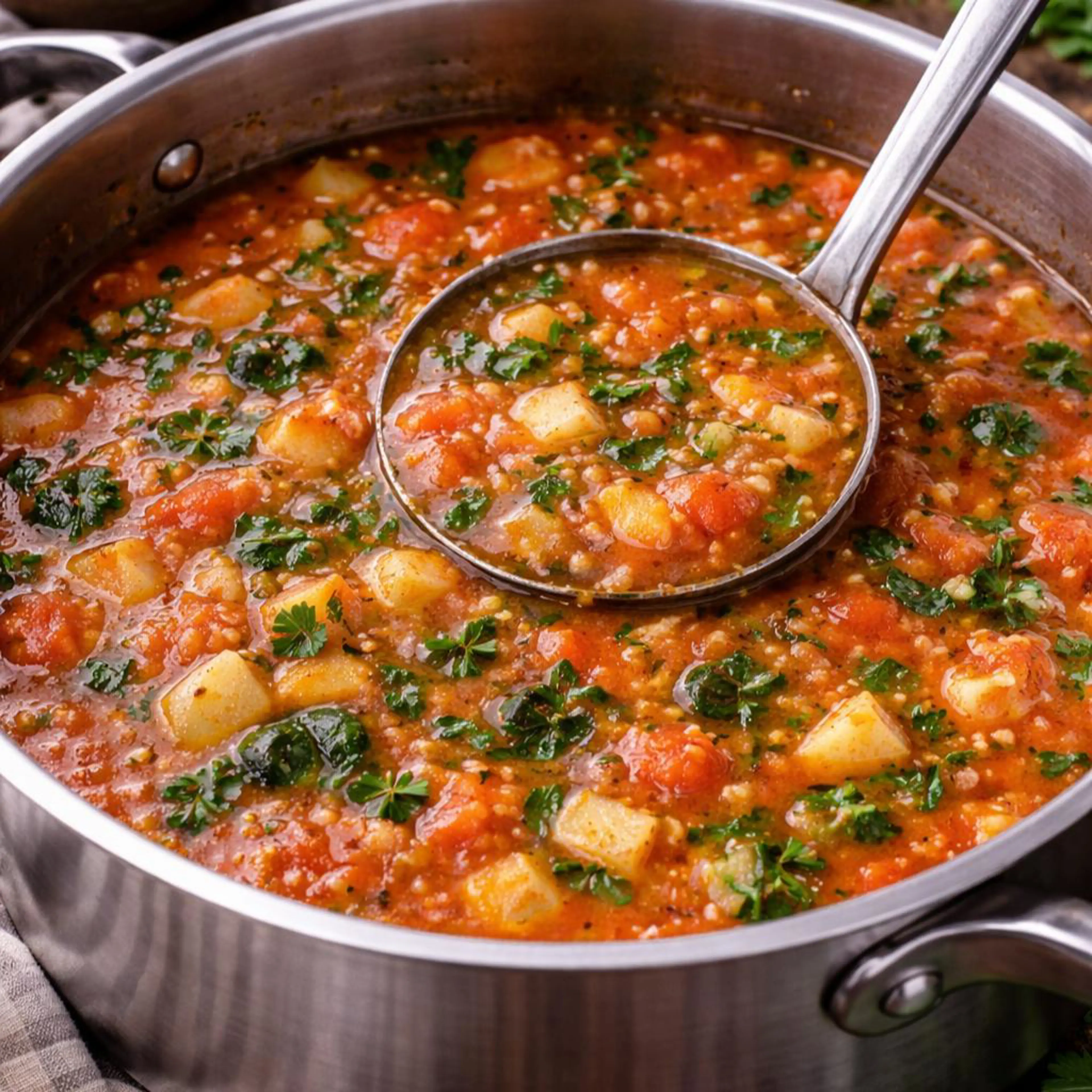 Passiertes Gemüse mit Tomaten