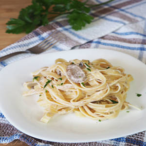 Pasta mit Pilzen