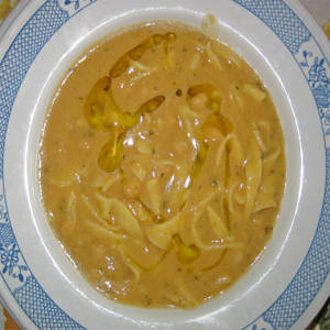 Pâtes et pois chiches