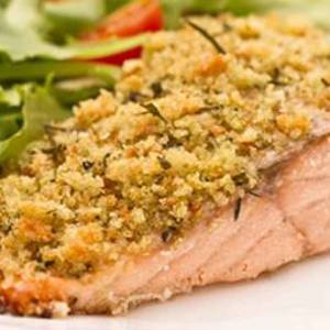 Oven Baked Potatoes with Salmon