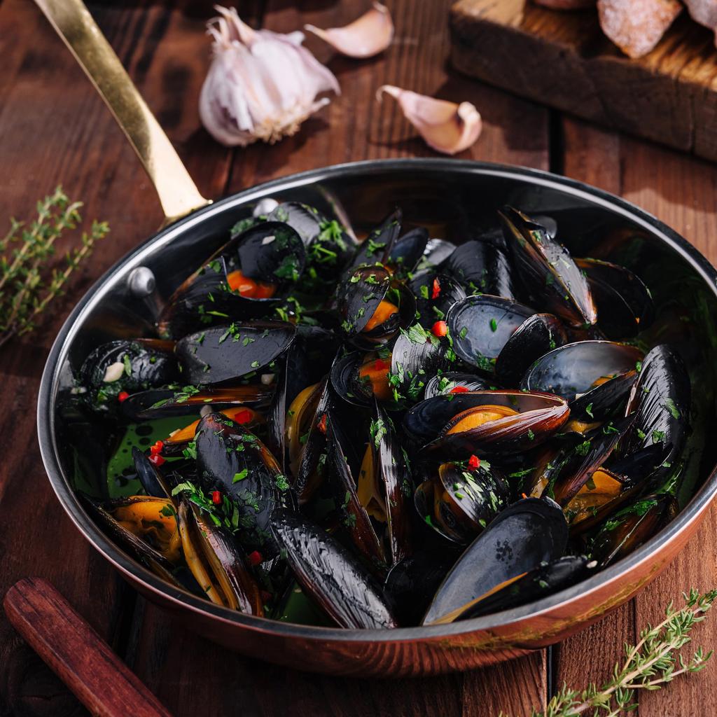 Pfeffrige Miesmuscheln (Pepata di Cozze)