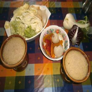 Bagna cauda con panna e noci
