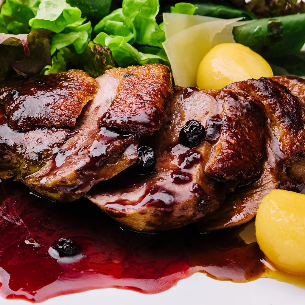 Petto d'oca all'aceto balsamico