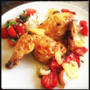 Hähnchen mit Orange und Ingwer