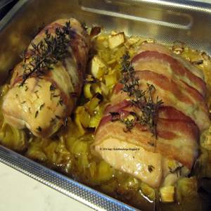 Chicken with Mushrooms and Leeks