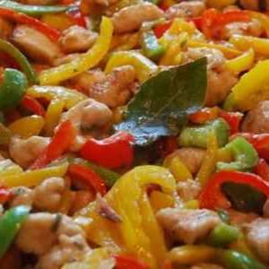Pollo Con I Peperoni
