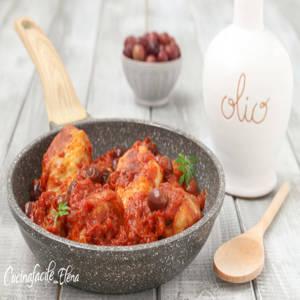 دجاج مع الزيتون