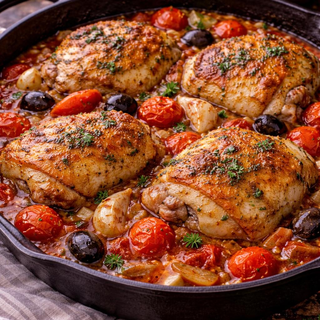 Chicken in Potacchio