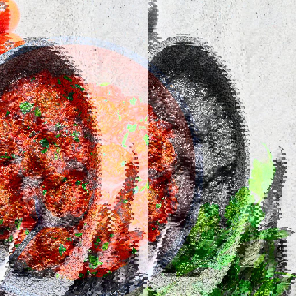 Fleischbällchen in Tomatensauce