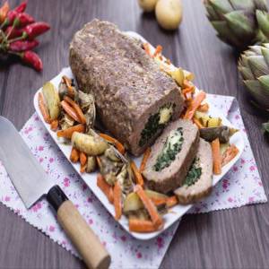 Meatloaf with Eggs