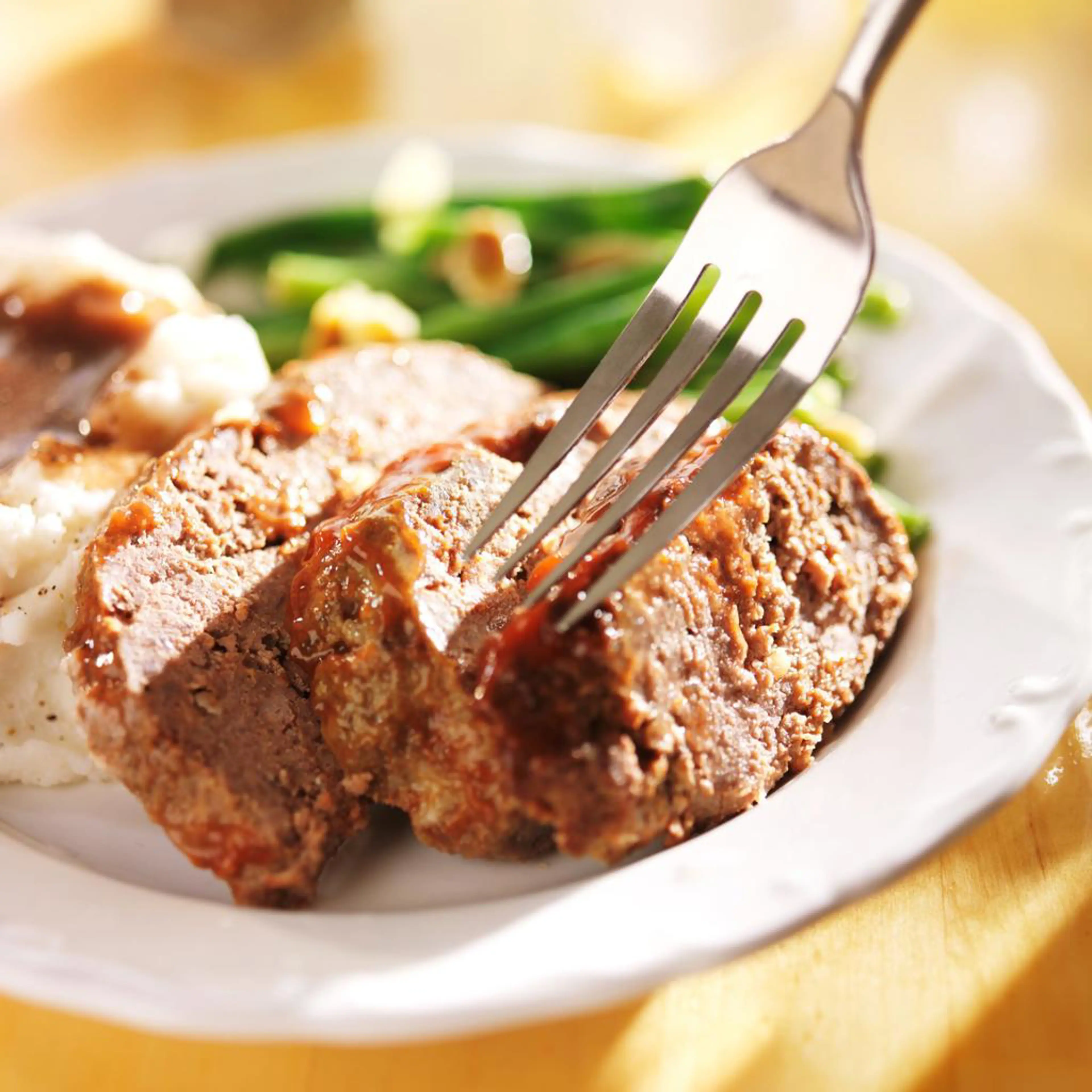 Hackbraten mit Ricotta und Fleisch