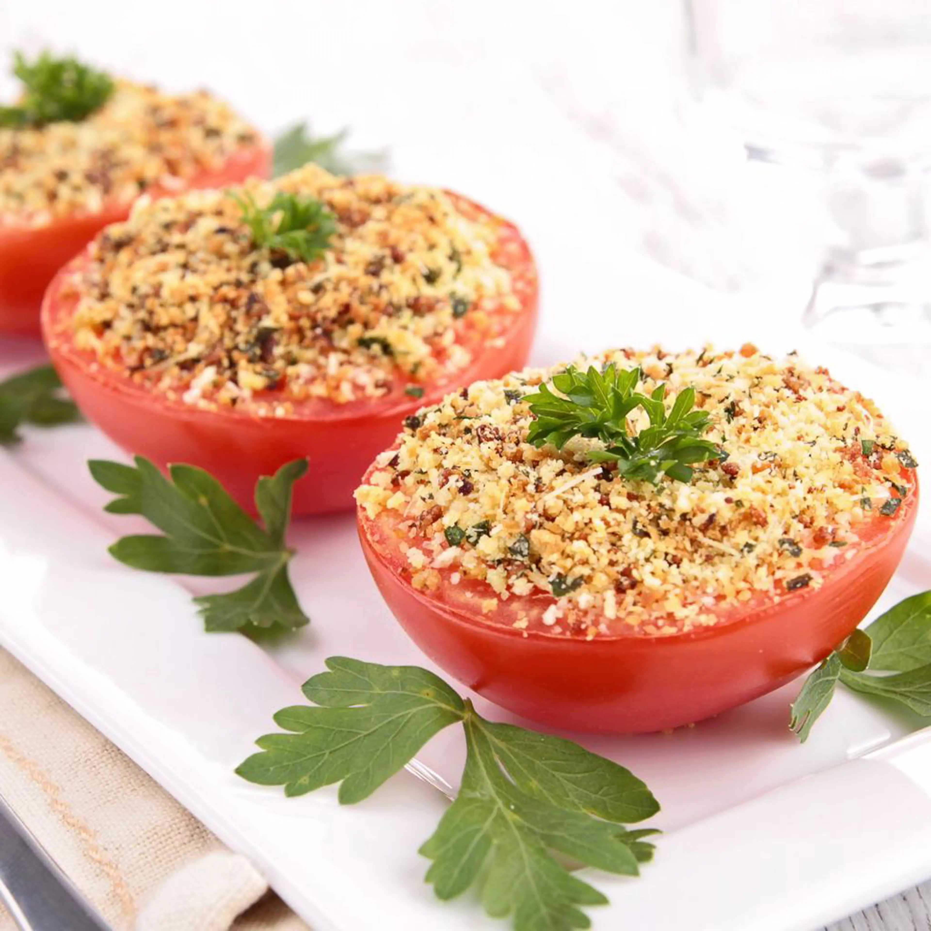 Oven-baked Gratinated Tomatoes