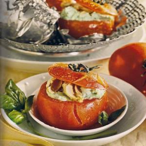 Stuffed Tomatoes with Cheese