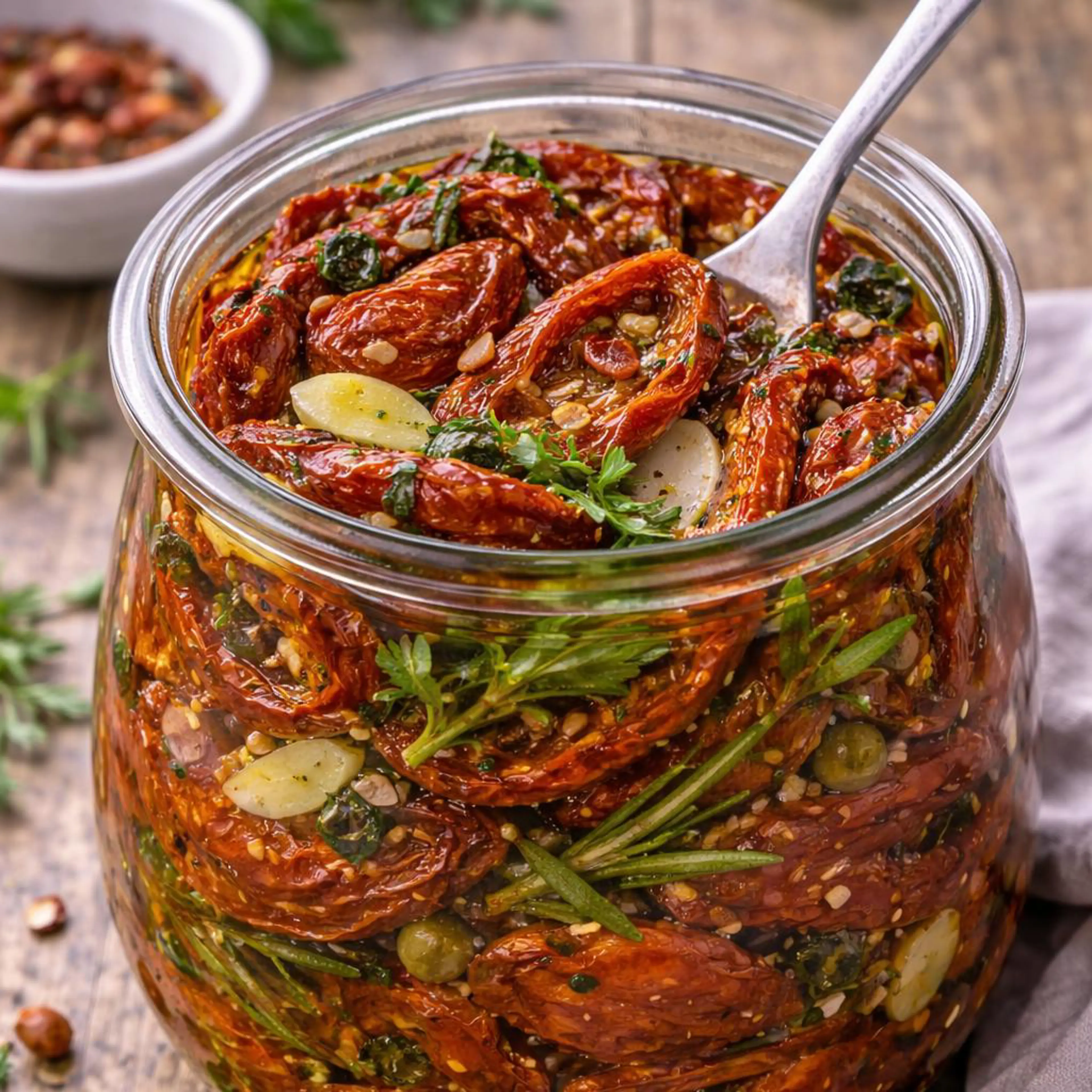 Tomates secos en aceite