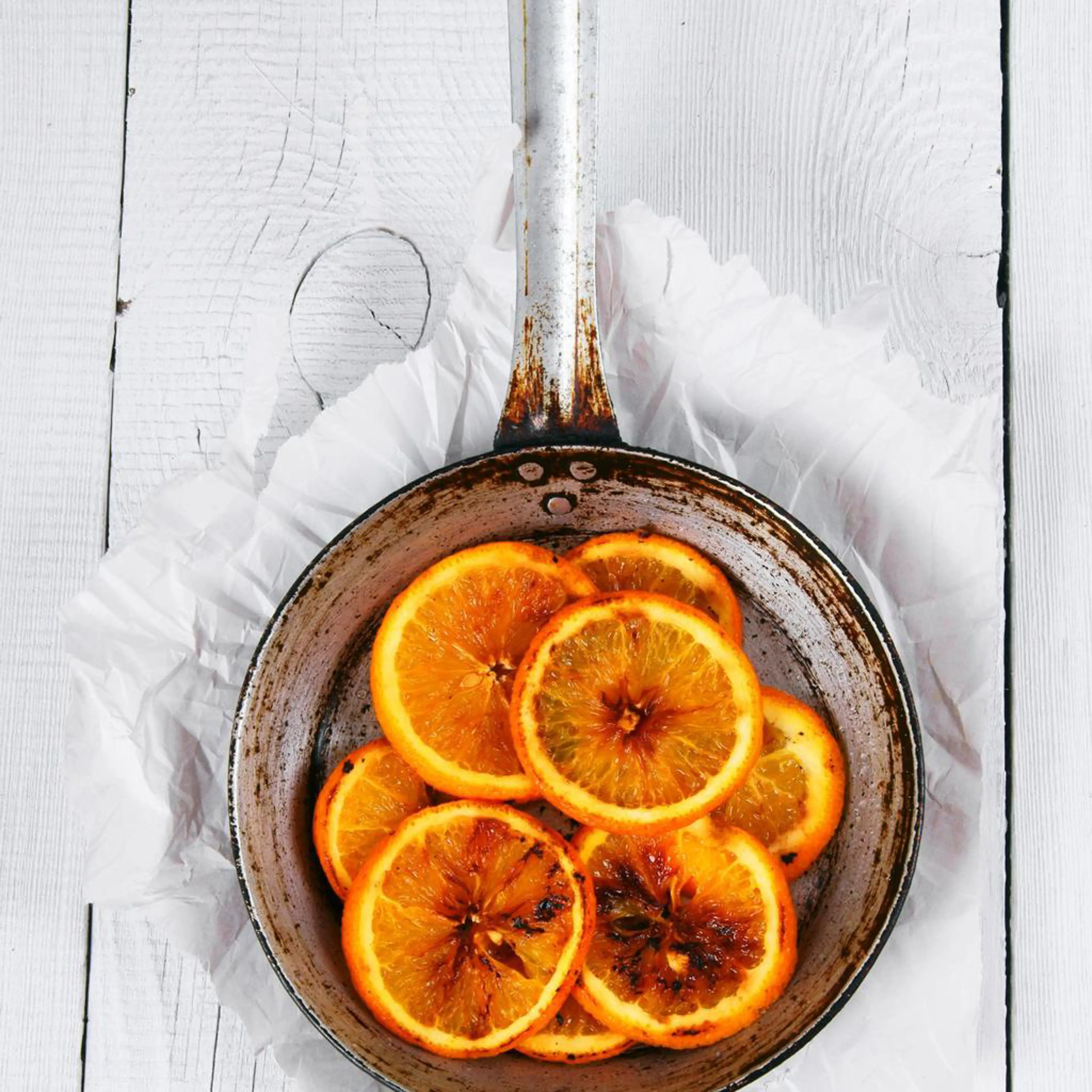 Grapefruits en sinaasappels met whisky