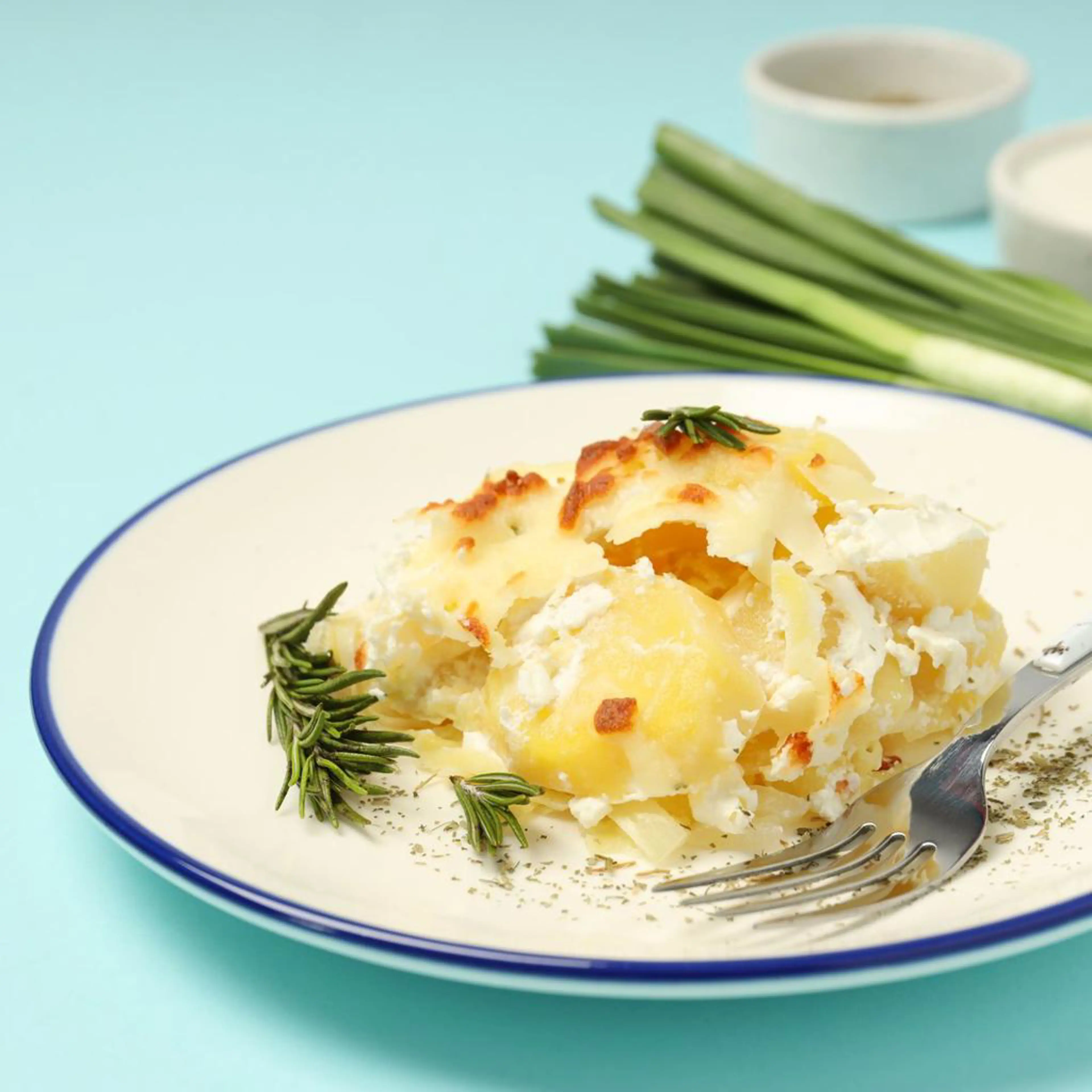 Lauch und Kartoffeln
