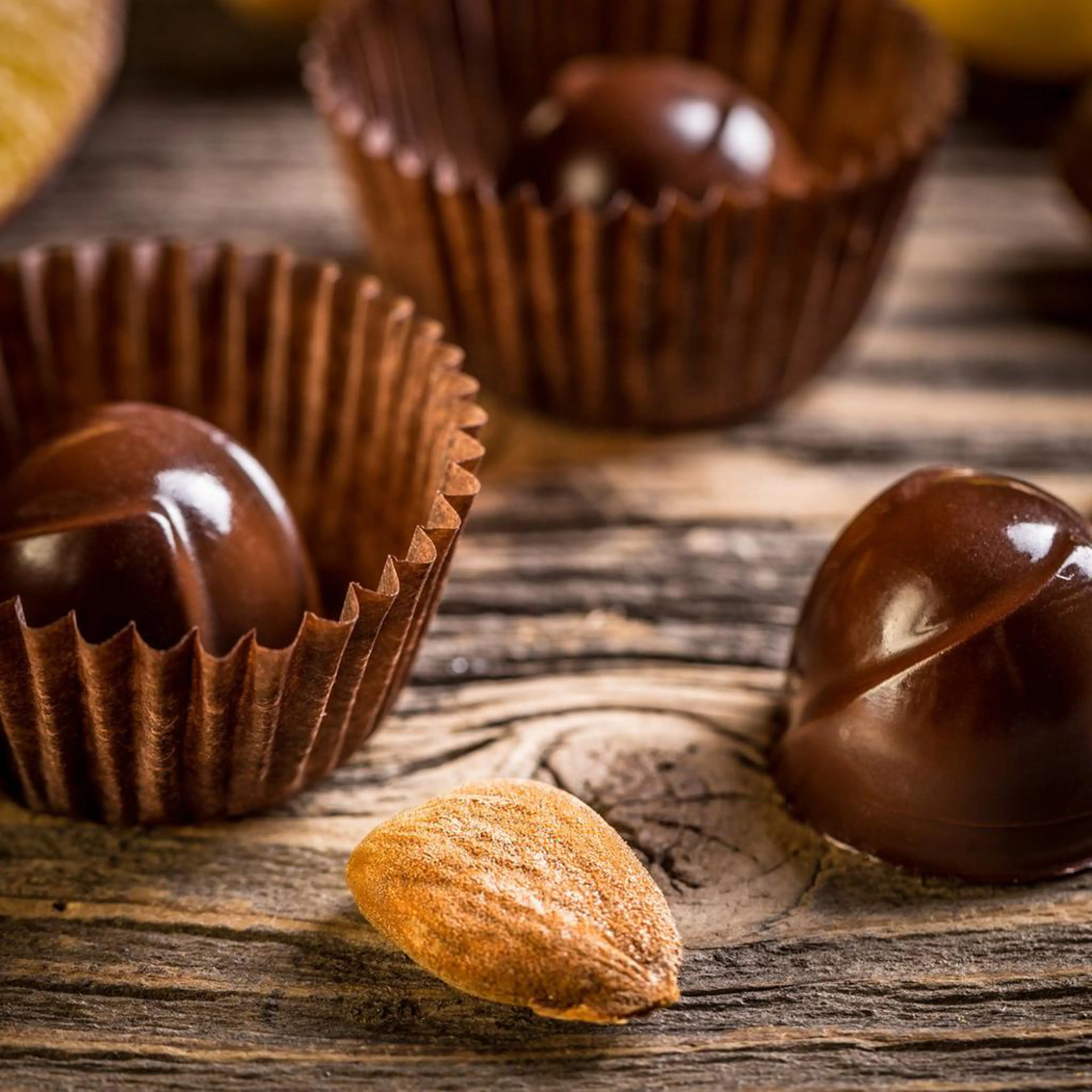 Pralinés de chocolate