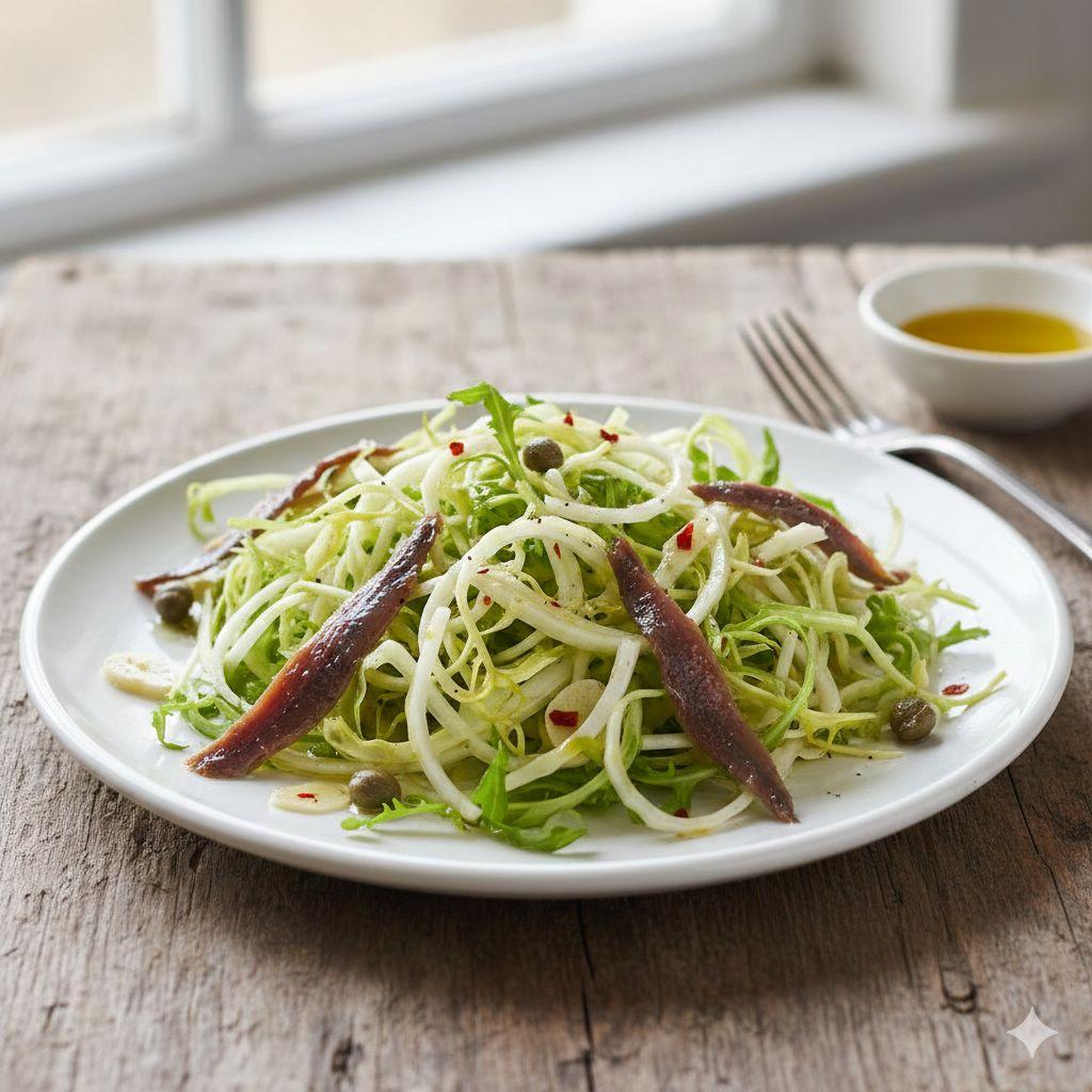 Puntarelle met ansjovis